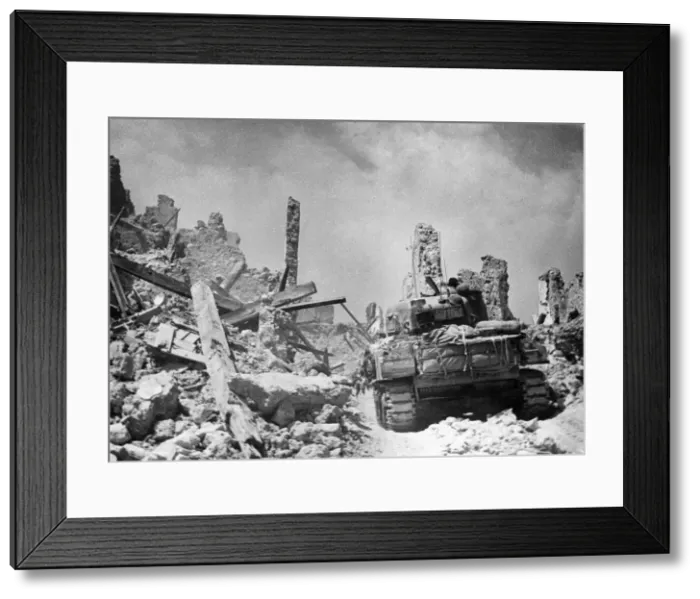 Framed Print : Sherman tanks in San Angelo, Italy. 20th May 1944 By May 15th 1944 the Fifth Framed Print : Sherman tanks in San Angelo, Italy. 20th May 1944 By May 15th 1944 the Fifth