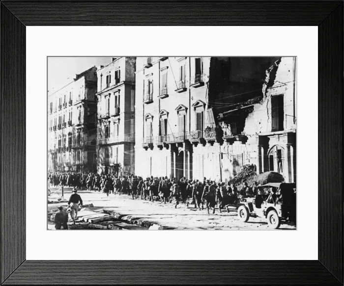 Framed Print : First French troops go into action on 5th army front. 10th January 1944 Framed Print : First French troops go into action on 5th army front. 10th January 1944