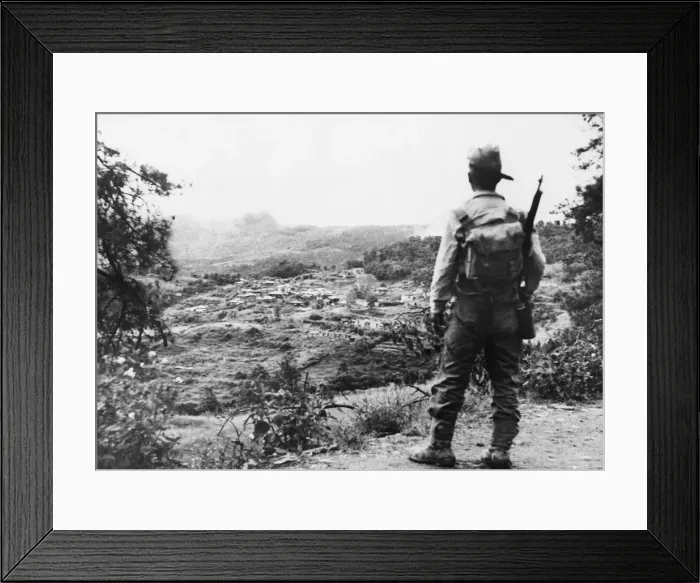 Framed Print : Indian troops capture Tedim in Burma. A leading scout of the 5th Indian Division Framed Print : Indian troops capture Tedim in Burma. A leading scout of the 5th Indian Division