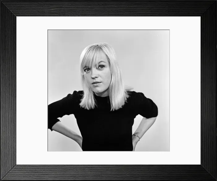 Framed Print : Television compere Annie Nightingale in the Daily Mirror studios. 12th September 1965 Framed Print : Television compere Annie Nightingale in the Daily Mirror studios. 12th September 1965