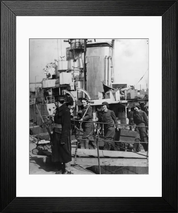 Framed Print : HMS Ashanti Puts In To Refit. April 1942, Naval Dockyard, England Framed Print : HMS Ashanti Puts In To Refit. April 1942, Naval Dockyard, England