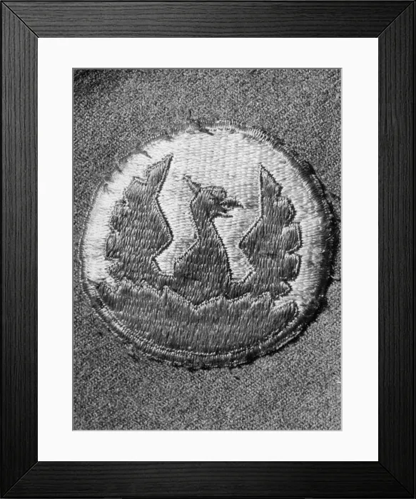 Framed Print : The badge of the South East Asia Command (SEAC), the body set up to be in overall charge Framed Print : The badge of the South East Asia Command (SEAC), the body set up to be in overall charge