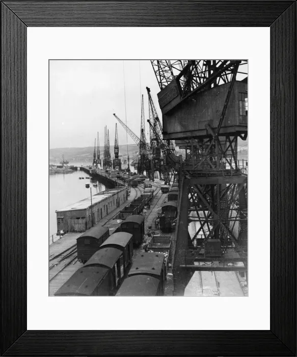Framed Print : One of Britains secret war achievements- the Military Port Framed Print : One of Britains secret war achievements- the Military Port