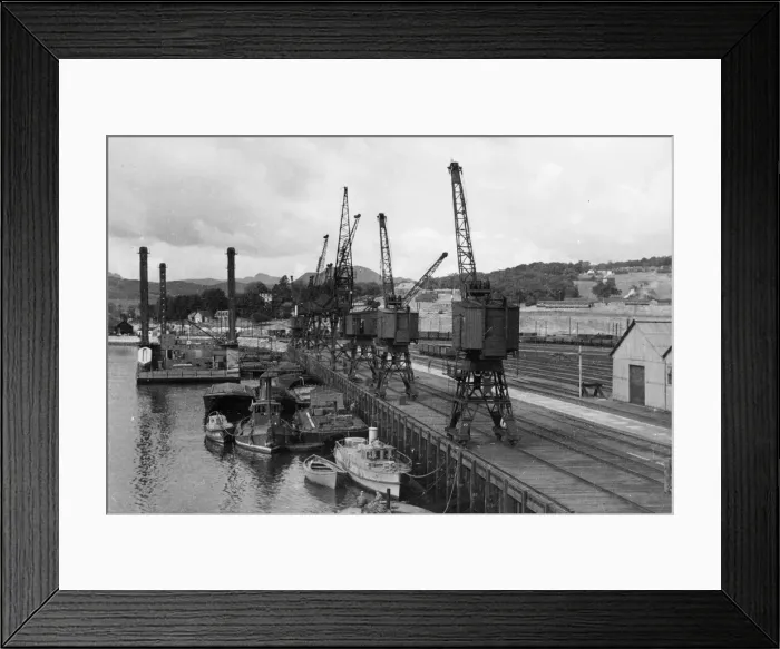 Framed Print : One of Britains secret war achievements- the Military Port Framed Print : One of Britains secret war achievements- the Military Port