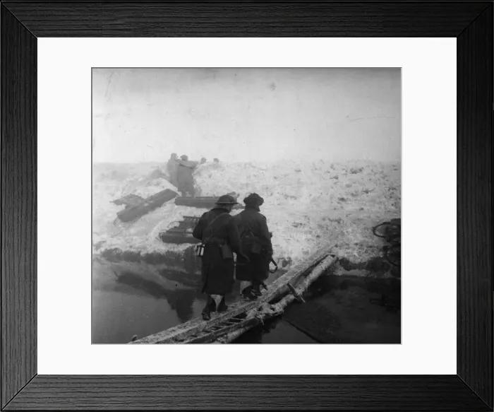 Framed Print : Infantry and armour of the British Second Army, launched a new attack on the German Framed Print : Infantry and armour of the British Second Army, launched a new attack on the German
