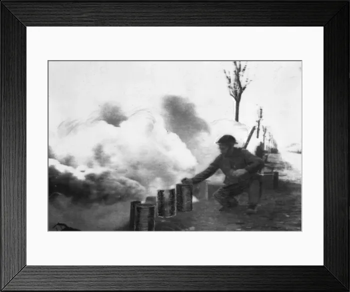Framed Print : British prepare for the big push into Germany. (In what would be the final few weeks of Framed Print : British prepare for the big push into Germany. (In what would be the final few weeks of