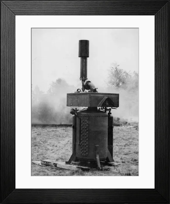 Framed Print : Picture showing how Britain prepared for an attempted invasion by German forces during Framed Print : Picture showing how Britain prepared for an attempted invasion by German forces during