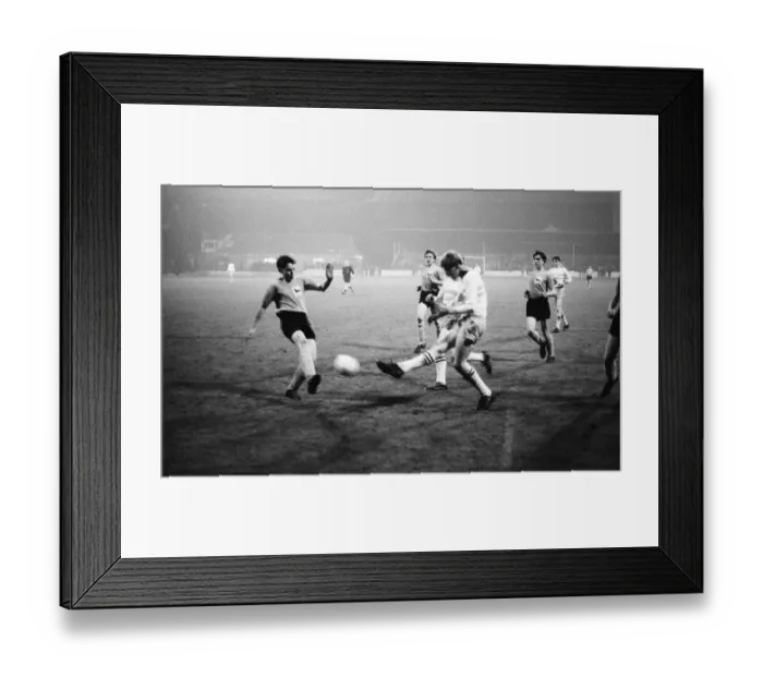Framed Print : Cambridge City Schoolboys v North Hertfordshire, match action, Monday 18th October 1965