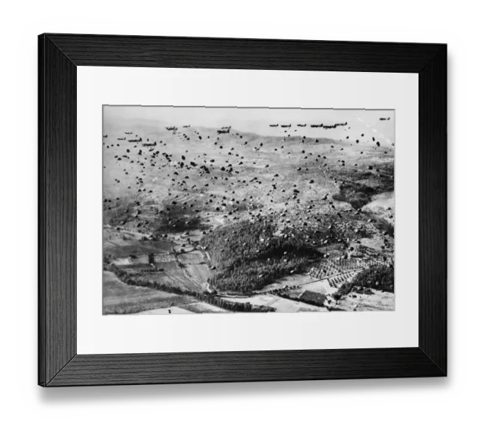 Framed Print : The Allied invasion of southern France during the Second World War