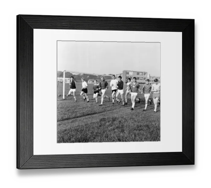 Framed Print : Cambridge City Schoolboys, Training Session, Tuesday 5th October 1965