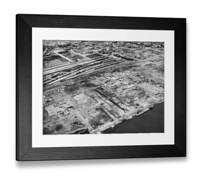 Framed Print : Photograph taken after the Allies entry into Tunis of acres Framed Print : Photograph taken after the Allies entry into Tunis of acres