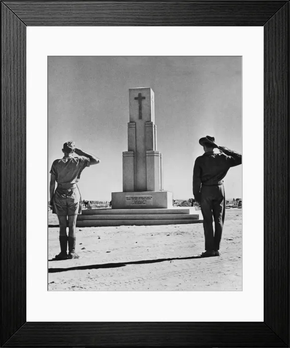 Framed Print : A memorial built by Royal Australian Engineers and dedicated to those who have given Framed Print : A memorial built by Royal Australian Engineers and dedicated to those who have given