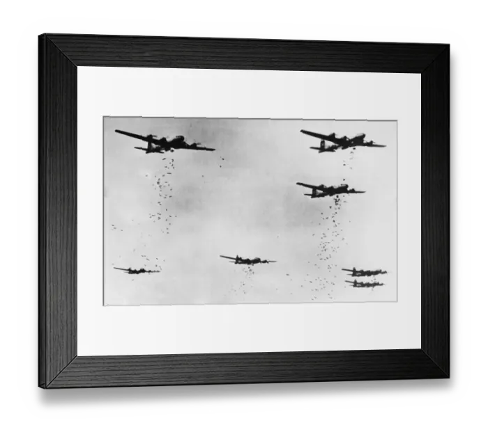 Framed Print : Incendiary bombs fall on Yokohama. (Picture) Thousands of incendiary bombs rain Framed Print : Incendiary bombs fall on Yokohama. (Picture) Thousands of incendiary bombs rain