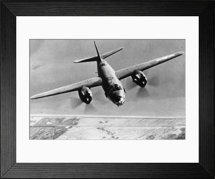 Framed Print : A B-26 Marauder over France. May 1944 Framed Print : A B-26 Marauder over France. May 1944