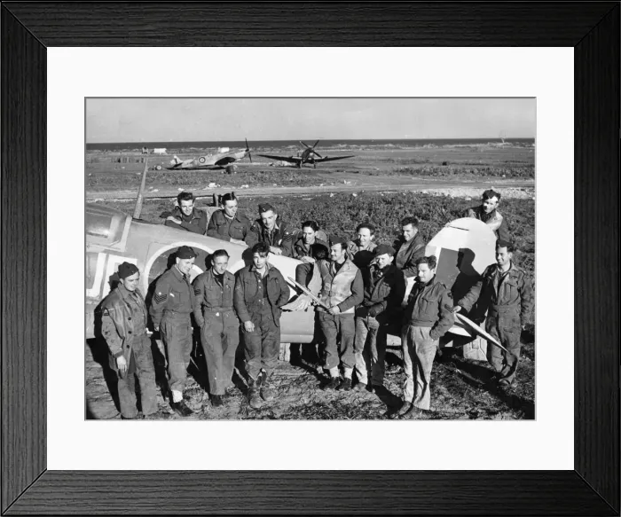 Framed Print : Pre-war ground crew members of the County of London Auxiliary Squadron Framed Print : Pre-war ground crew members of the County of London Auxiliary Squadron