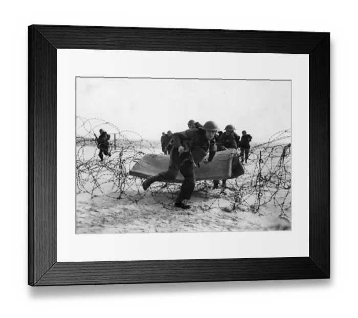 Framed Print : While many people thin the Army is training for defensive action against the enemy Framed Print : While many people thin the Army is training for defensive action against the enemy