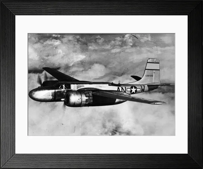 Framed Print : An American A-26 Invader bomber. Circa 1944 Framed Print : An American A-26 Invader bomber. Circa 1944
