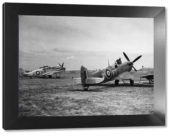 Fighter aircraft of the RAF based on the Anzio beachhead have co-operated with the ground