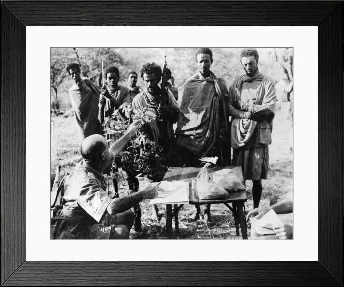 Framed Print : A small party of British officers went into the heart of Abyssinia (Ethiopia Framed Print : A small party of British officers went into the heart of Abyssinia (Ethiopia