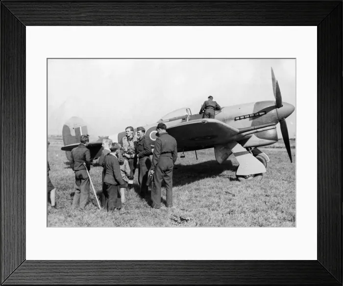 Framed Print : Group Captain Scott OBE, DSO, DFC, led a recent attack by RAF 2nd Tactical Air Force Framed Print : Group Captain Scott OBE, DSO, DFC, led a recent attack by RAF 2nd Tactical Air Force