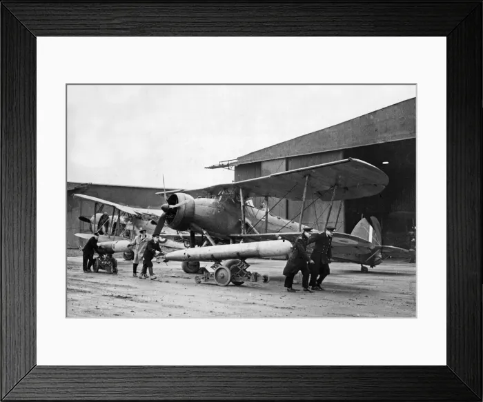 Framed Print : Royal Navy Fleet Air Arm pilots in training exercises during the Second World War