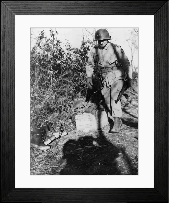 Framed Print : Major General Jim Gavin, Commanding General of the 82nd Airborne Division in Belgium Framed Print : Major General Jim Gavin, Commanding General of the 82nd Airborne Division in Belgium