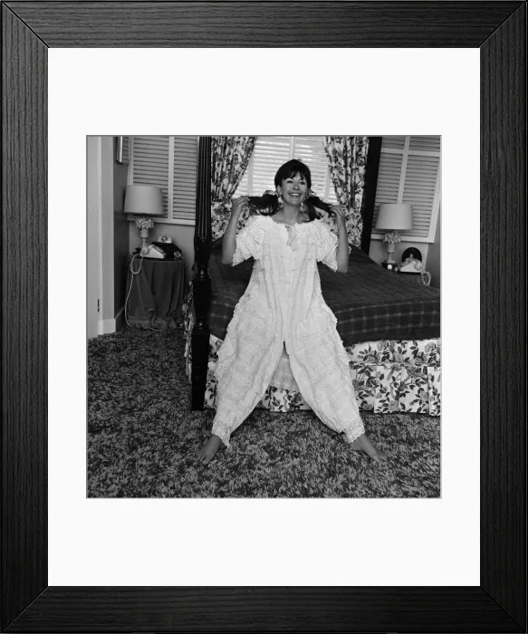 Framed Print : Actress Nanette Newman at her home in Virginia Water, Surrey Framed Print : Actress Nanette Newman at her home in Virginia Water, Surrey