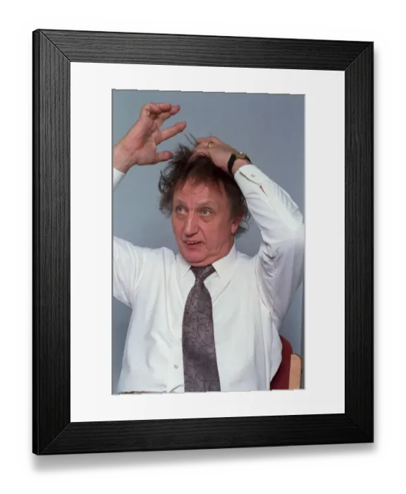 Framed Print : Comedian Ken Dodd pictured in September 1990