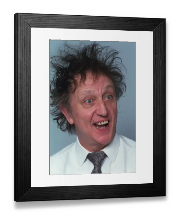Framed Print : Comedian Ken Dodd pictured in September 1990