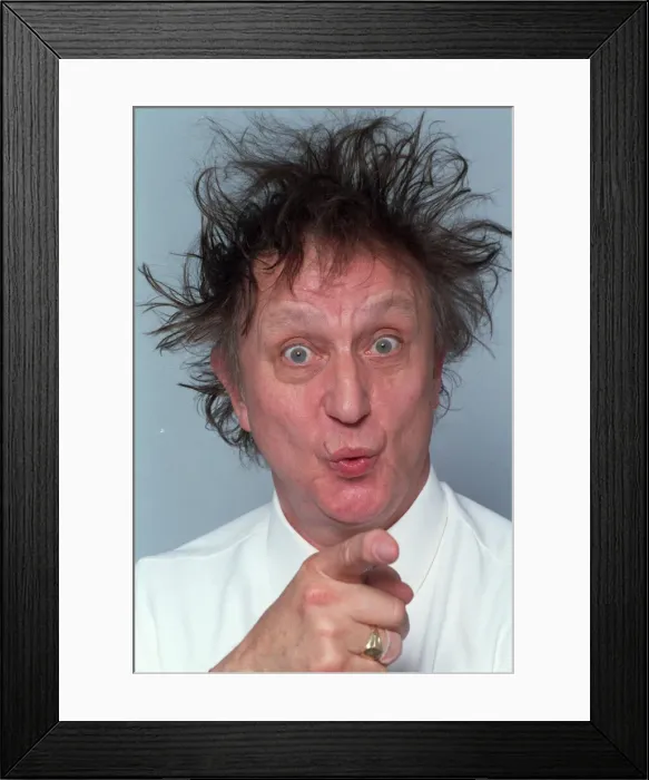 Framed Print : Comedian Ken Dodd pictured in September 1990 Framed Print : Comedian Ken Dodd pictured in September 1990