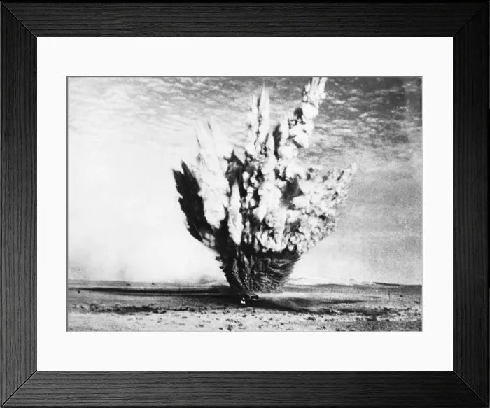 Framed Print : A German tank is destroyed in desert during the Second World War. 8th November 1942 Framed Print : A German tank is destroyed in desert during the Second World War. 8th November 1942