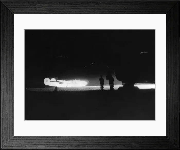 Framed Print : Night pictures showing the powerful beam of a Leigh Framed Print : Night pictures showing the powerful beam of a Leigh