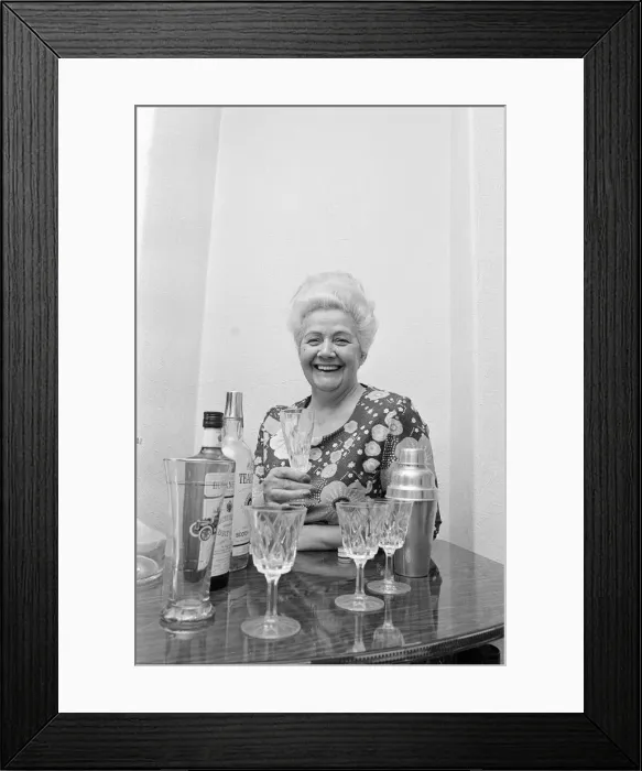 Framed Print : Gazette Barmaid of the Year Competition Winner, Middlesbrough, 1975 Framed Print : Gazette Barmaid of the Year Competition Winner, Middlesbrough, 1975