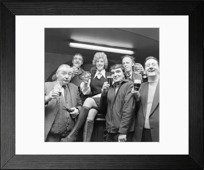 Framed Print : Finalist, Barmaid of the Year Competition, Middlesbrough, 1974 Framed Print : Finalist, Barmaid of the Year Competition, Middlesbrough, 1974