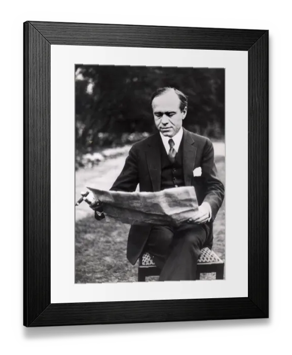 Framed Print : Lord Beaverbrook, former owner of Express Newspapers. Circa 1935
