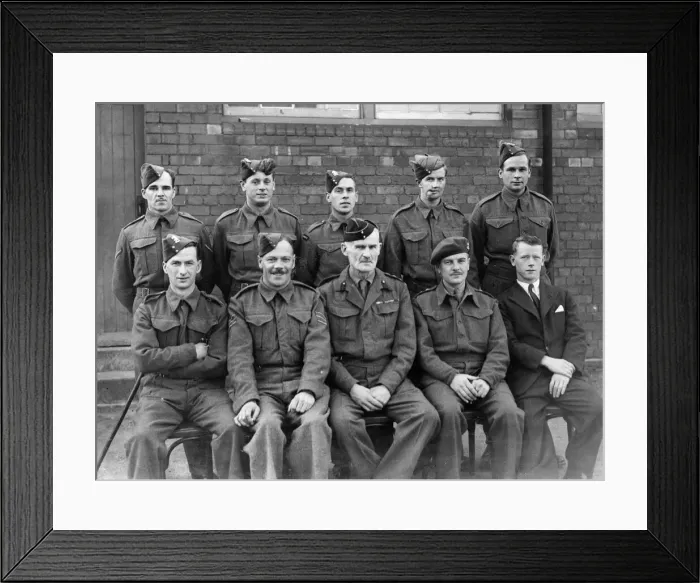 Framed Print : Repatriated prisoners of the Welch Regiment who have recently returned to this country Framed Print : Repatriated prisoners of the Welch Regiment who have recently returned to this country