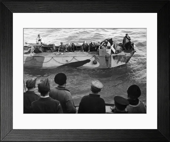 Framed Print : In a Combined Operation on the night 27th and 28th February 1942