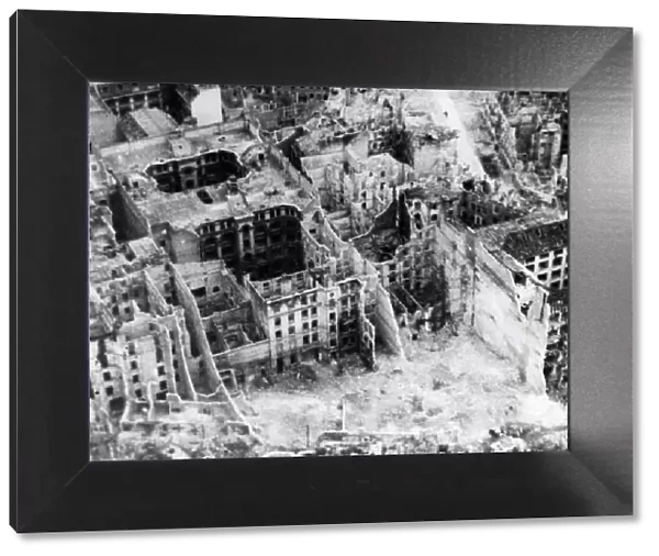 One of the first official RAF photographs of Berlin since its fall