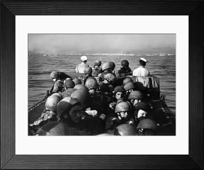 Framed Print : The Eighth Army moving North and Northwest of Taranto, former Italian naval base Framed Print : The Eighth Army moving North and Northwest of Taranto, former Italian naval base