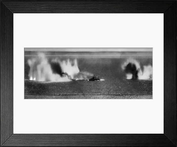 Framed Print : Attempts by dozens of enemy planes to harass British Convoys in the English Channel have Framed Print : Attempts by dozens of enemy planes to harass British Convoys in the English Channel have