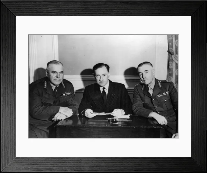 Framed Print : Australian Minister of the Army P. C. Spender in Cairo. January 1941 Framed Print : Australian Minister of the Army P. C. Spender in Cairo. January 1941