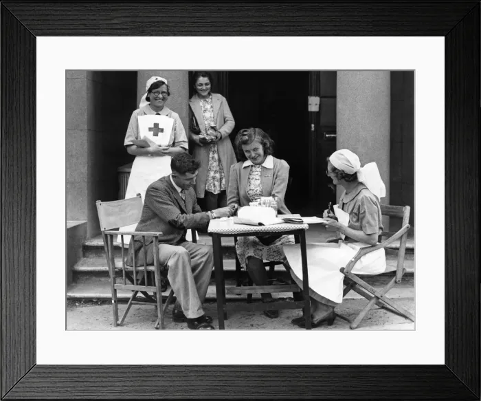 Framed Print : Blood test at Shrublands House, Morgan Avenue in Torquay Framed Print : Blood test at Shrublands House, Morgan Avenue in Torquay