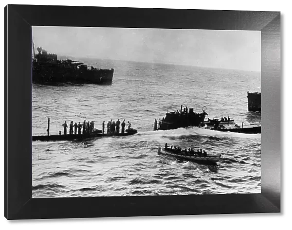 A British destroyer out East had hunted this Italian submarine and finally located it