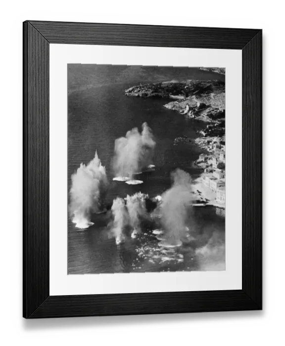 Framed Print : While on patrol in the Aegean Sea, crews of an RAF Fighter Command Middle East Framed Print : While on patrol in the Aegean Sea, crews of an RAF Fighter Command Middle East