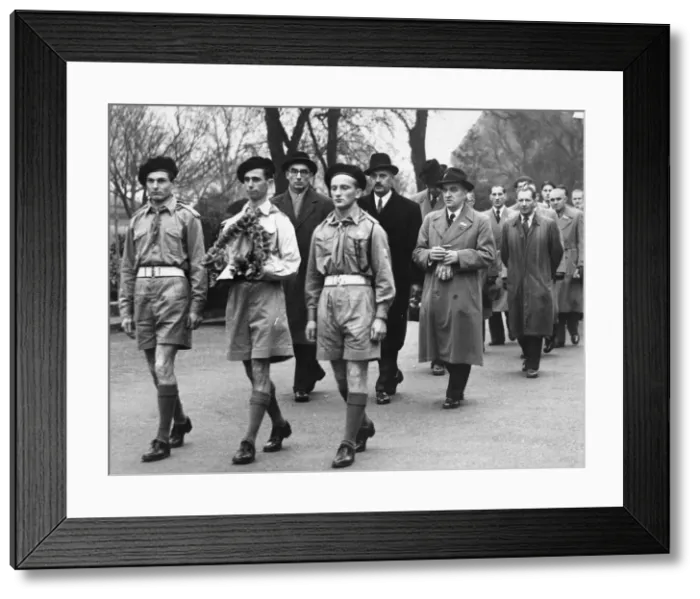 Framed Print : Polish Army General and part of the Polish government in exile in England Framed Print : Polish Army General and part of the Polish government in exile in England