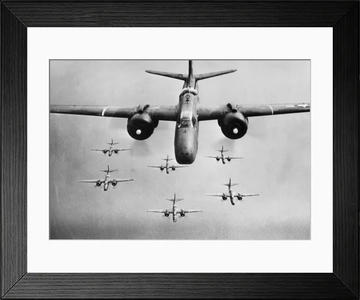 Framed Print : Versatile Douglas A-20 Havoc light bombers which have been operating from England for Framed Print : Versatile Douglas A-20 Havoc light bombers which have been operating from England for