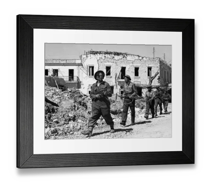 Framed Print : Before Bizerta fell to the Allied forces, a good deal of resistance had to be overcome in Framed Print : Before Bizerta fell to the Allied forces, a good deal of resistance had to be overcome in