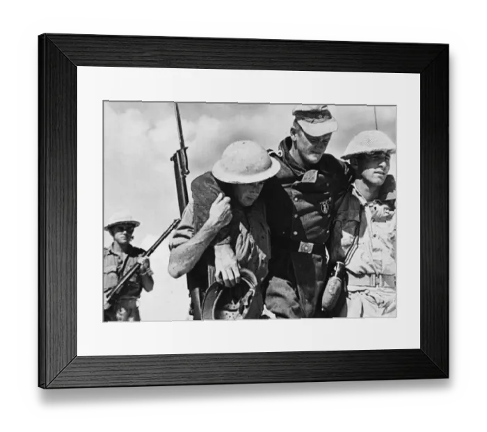 Framed Print : Desert Victory is a 1943 film produced by the British Ministry of Information Framed Print : Desert Victory is a 1943 film produced by the British Ministry of Information