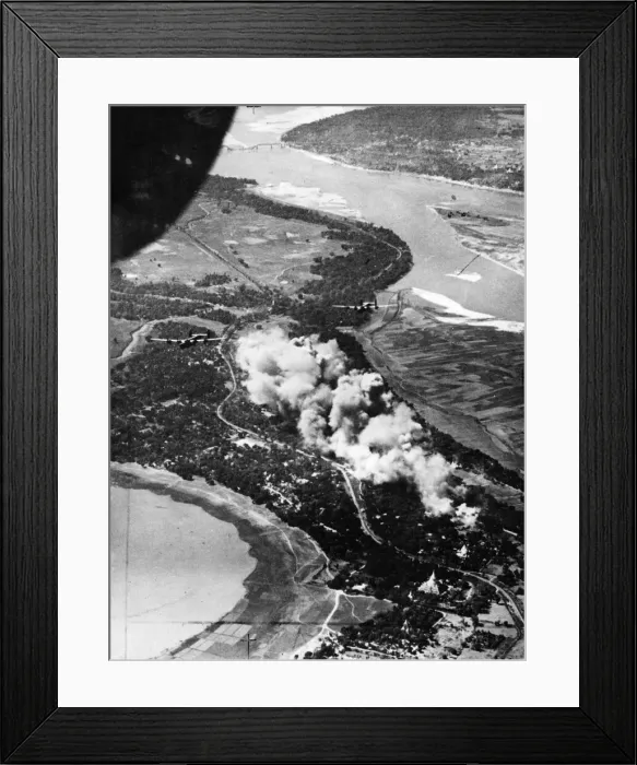 Framed Print : Two Consolidated Liberator B Mark VIs of No. 356 Squadron RAF based at Salbani, India Framed Print : Two Consolidated Liberator B Mark VIs of No. 356 Squadron RAF based at Salbani, India