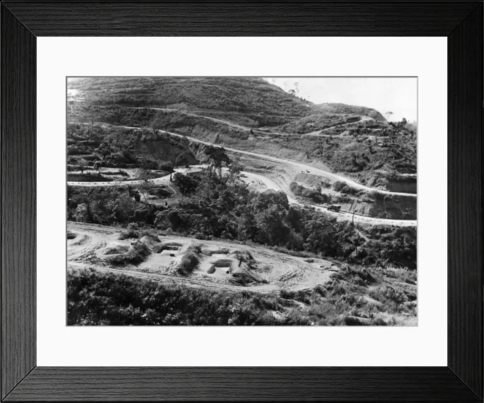 Framed Print : The making of the Manipur road. Circa July 1945 Framed Print : The making of the Manipur road. Circa July 1945
